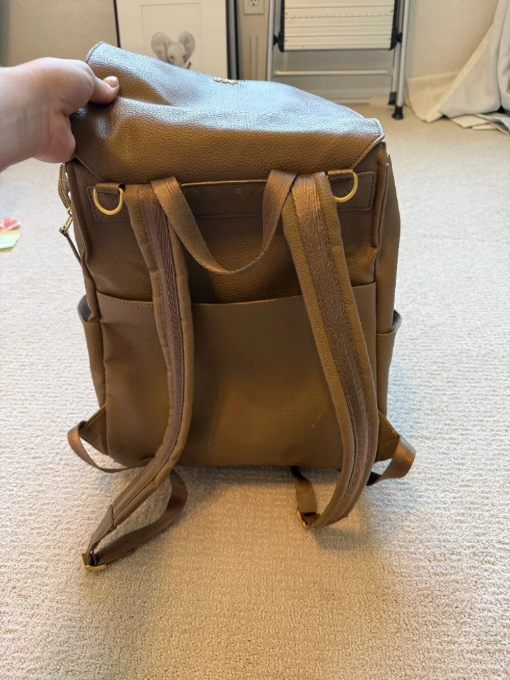 Freshly Picked Diaper Bag in Toffee